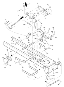 Part Location Diagram of 94180Z Briggs and Stratton Lever, Lift